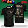 [NEW] SHUT UP AND SHOT BILLIARDS BLACK PATTERNS FOR MEN POLO SHIRT