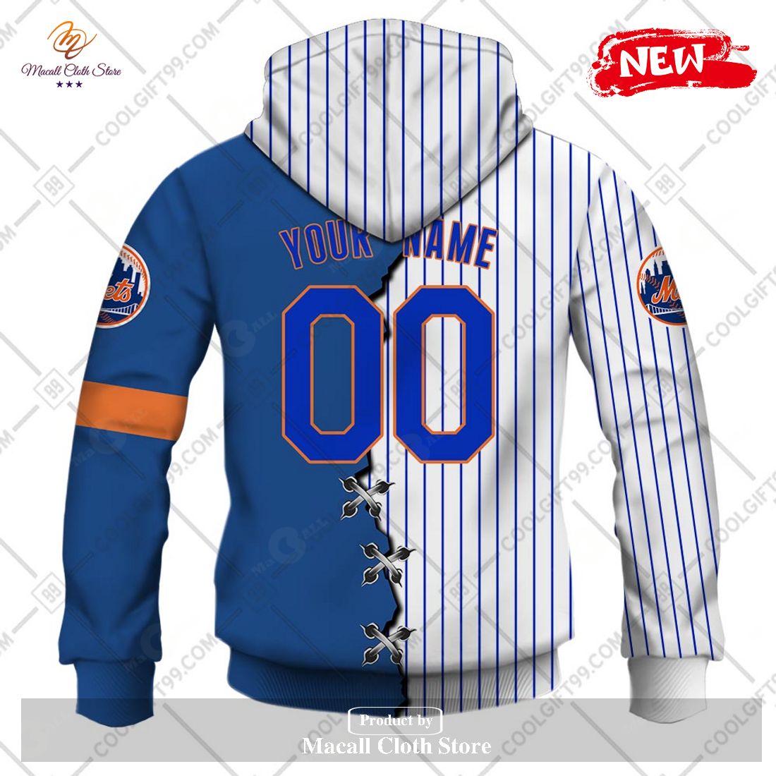 New York Mets MLB Personalized Hunting Camouflage Hoodie T Shirt