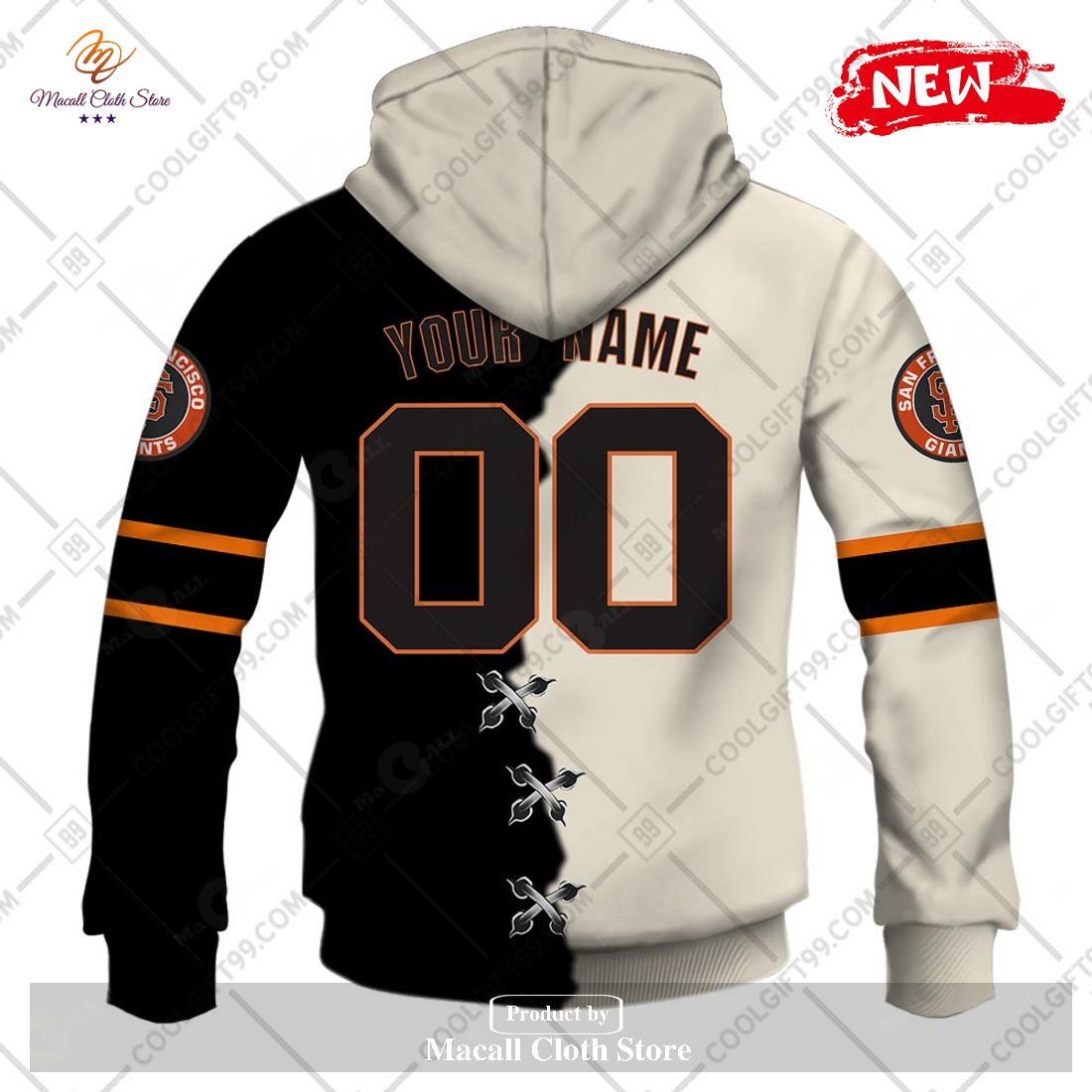 San Francisco Giants MLB Personalized Hunting Camouflage Hoodie T