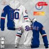 [NEW] Personalized MLB Tampa Bay Rays Mix Jersey Design Hoodie Sweatshirt 3D