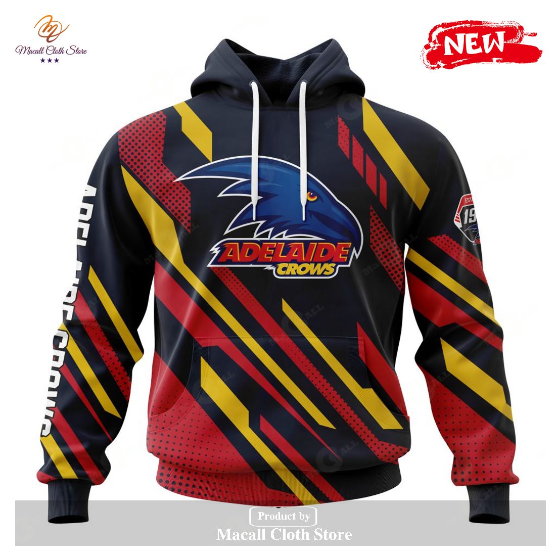 [NEW] Personalized AFL Adelaide Crows Special MotoCross Concept Design Hoodie Sweatshirt 3D
