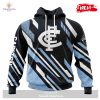 [NEW] Personalized AFL Carlton Football Club Polynesian Concept Kits Design Hoodie Sweatshirt 3D