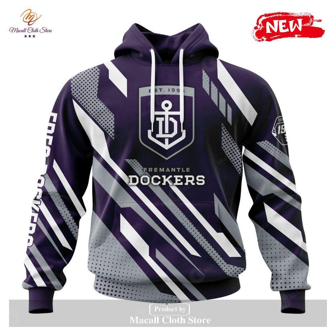 [NEW] Personalized AFL Fremantle Dockers Special MotoCross Concept Design Hoodie Sweatshirt 3D