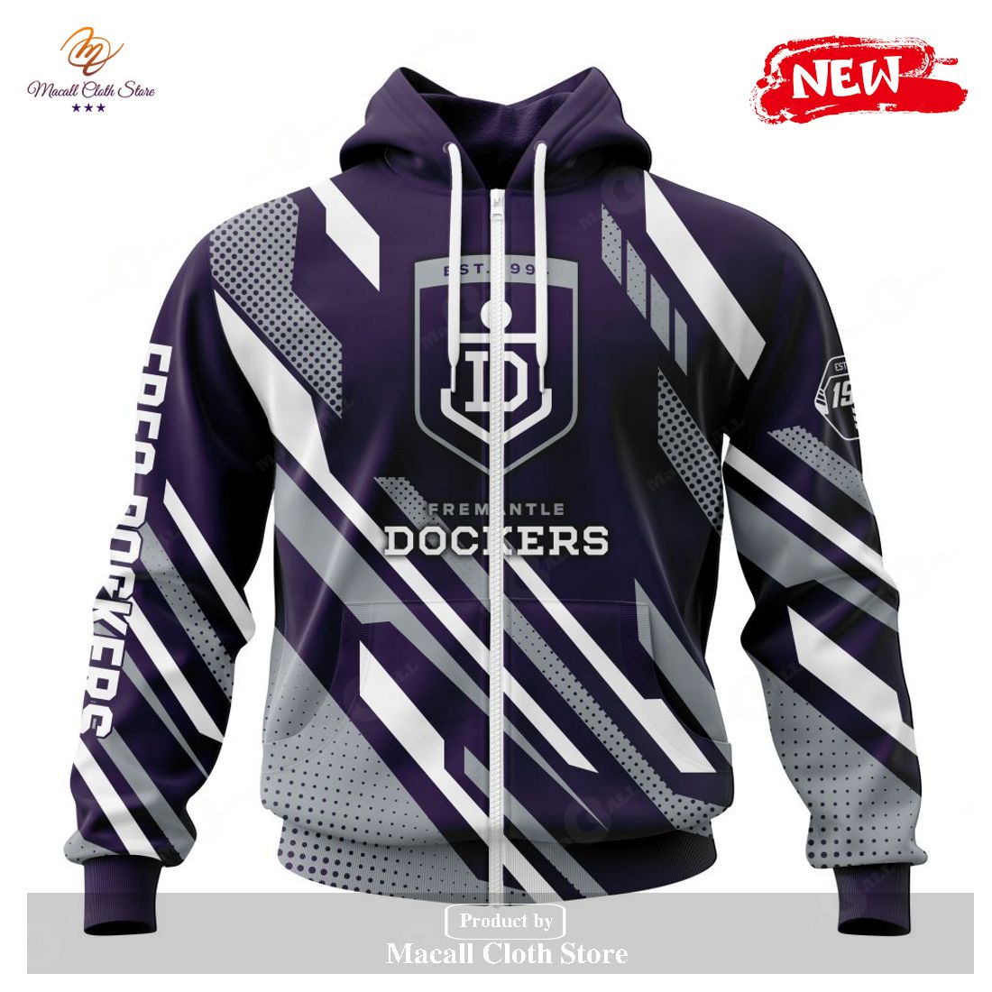 [NEW] Personalized AFL Fremantle Dockers Special MotoCross Concept Design Hoodie Sweatshirt 3D