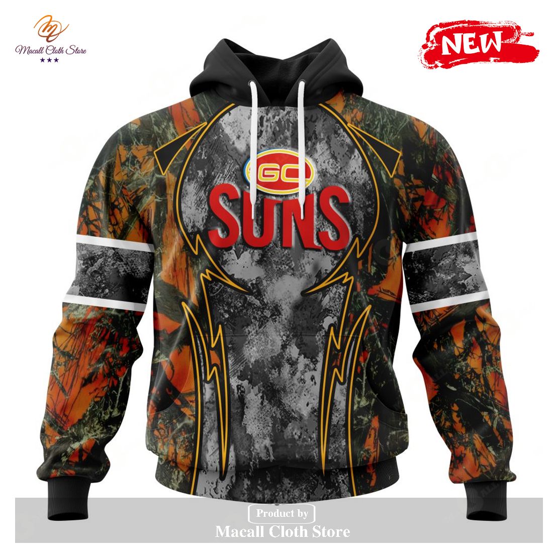 [NEW] Personalized AFL Geelong Football Club – Specialized Design Wih Camo Concepts For Hungting In Forest Hoodie Sweatshirt 3D