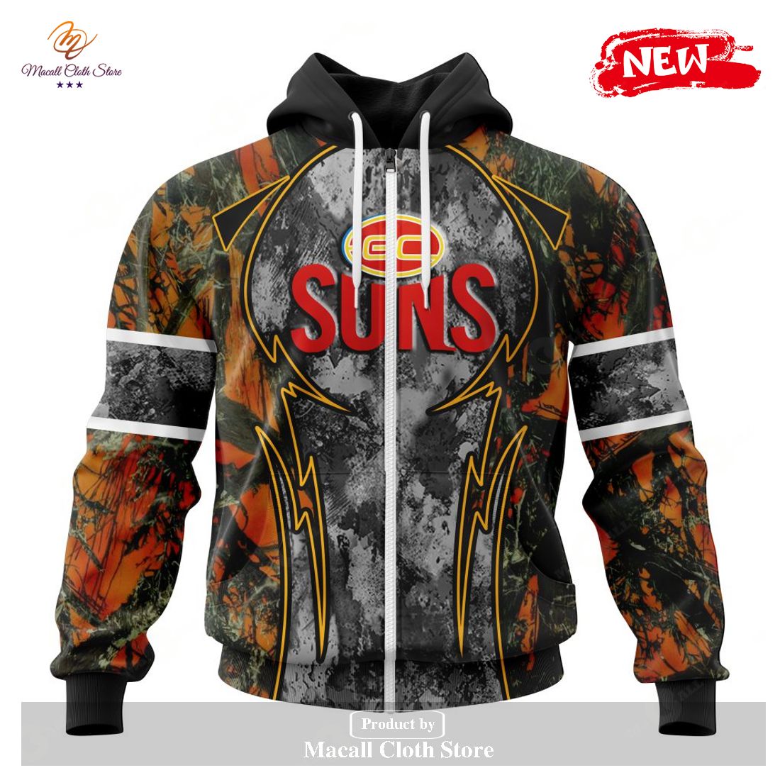 [NEW] Personalized AFL Geelong Football Club – Specialized Design Wih Camo Concepts For Hungting In Forest Hoodie Sweatshirt 3D