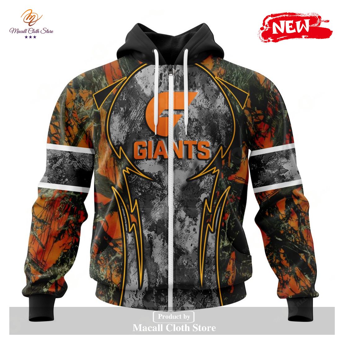 [NEW] Personalized AFL Greater Western Sydney Giants – Specialized Design Wih Camo Concepts For Hungting In Forest Hoodie Sweatshirt 3D