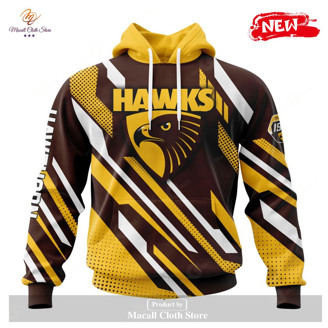 [NEW] Personalized AFL Hawthorn Football Club Special MotoCross Concept Design Hoodie Sweatshirt 3D