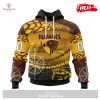 [NEW] Personalized AFL Hawthorn Football Club Special MotoCross Concept Design Hoodie Sweatshirt 3D
