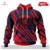 [NEW] Personalized AFL Melbourne Football Club Polynesian Concept Kits Design Hoodie Sweatshirt 3D