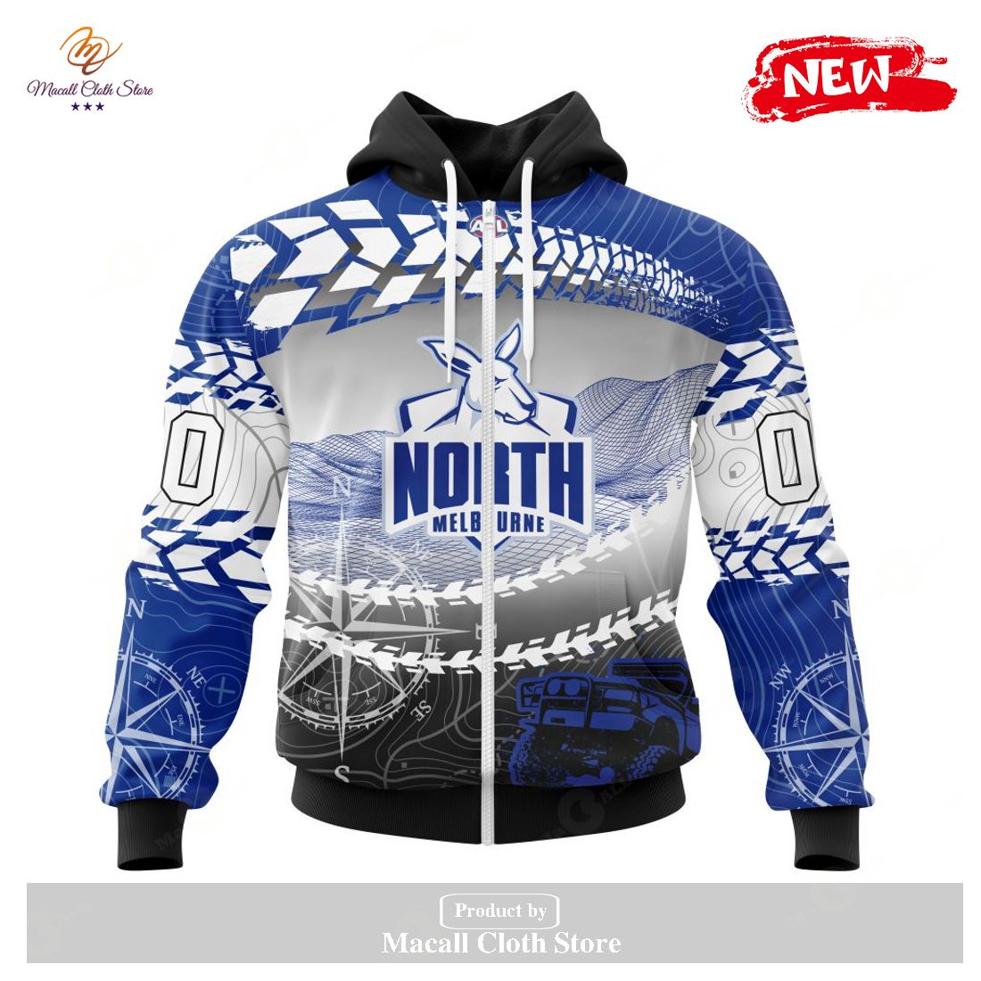 [NEW] Personalized AFL North Melbourne Football Club Special Off-Road Concept Kits Design Hoodie Sweatshirt 3D