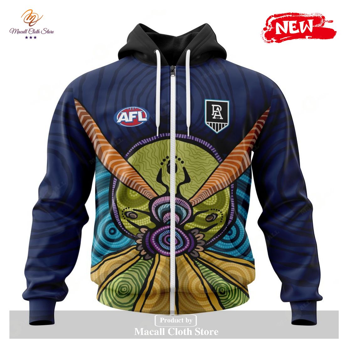 [NEW] Personalized AFL Port Adelaide – Specialized Design Wih ArtWork For Australia Day Hoodie Sweatshirt 3D