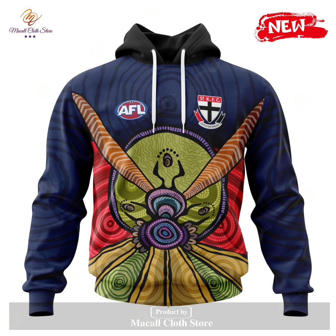 [NEW] Personalized AFL St Kilda Football Club – Specialized Design Wih ArtWork For Australia Day Hoodie Sweatshirt 3D