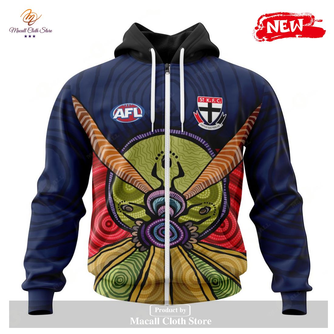 [NEW] Personalized AFL St Kilda Football Club – Specialized Design Wih ArtWork For Australia Day Hoodie Sweatshirt 3D