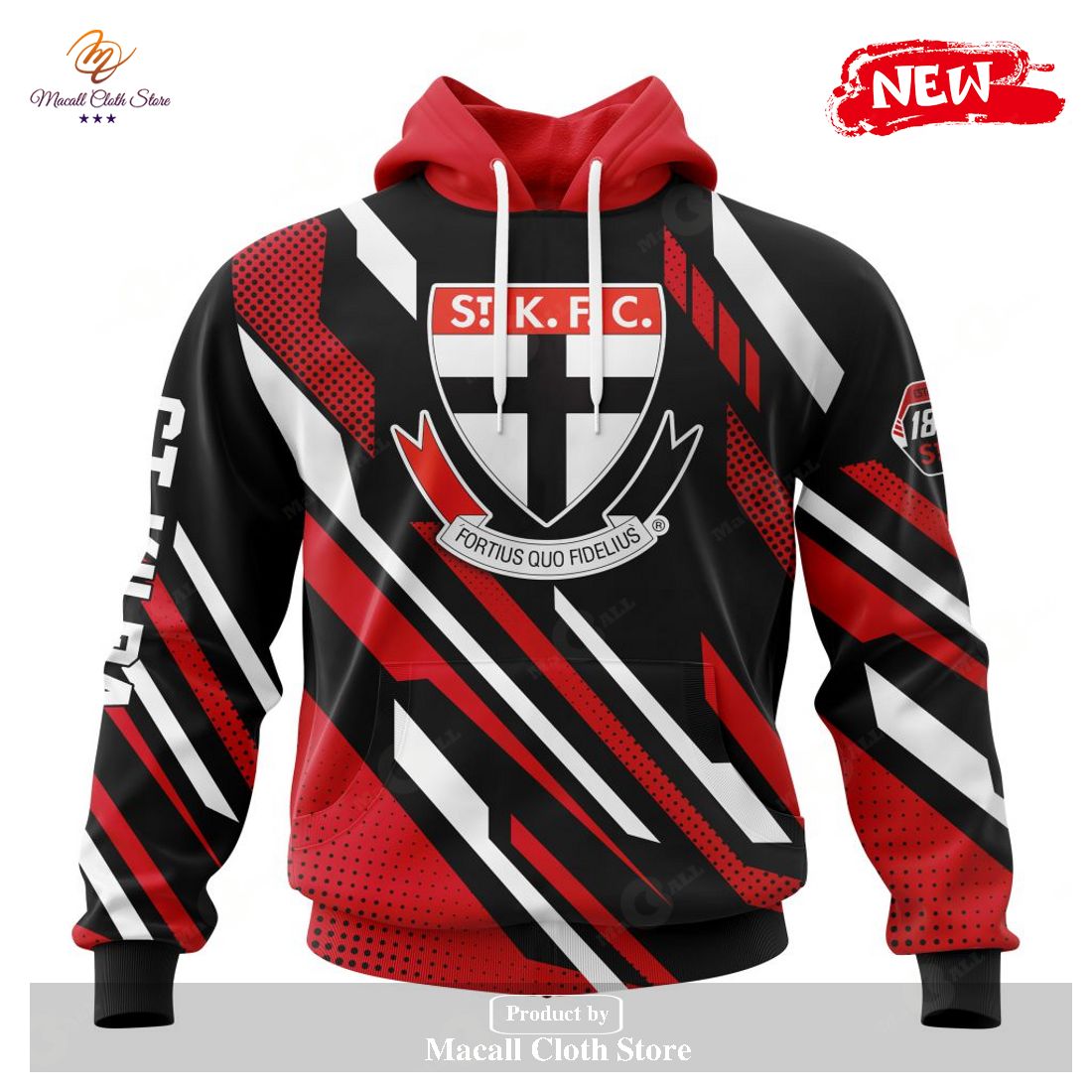 [NEW] Personalized AFL St Kilda Football Club Special MotoCross Concept Design Hoodie Sweatshirt 3D