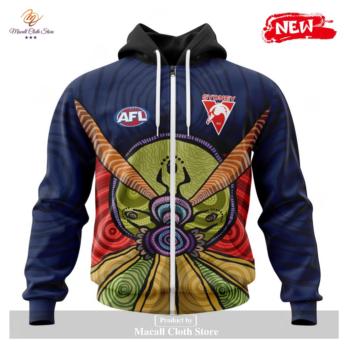 [NEW] Personalized AFL Sydney Swans – Specialized Design Wih ArtWork For Australia Day Hoodie Sweatshirt 3D