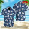 [NEW] Case Red Tropical Coconut Tree Black Design Hawaiian Shirt and Short