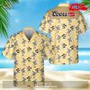 [NEW] Coors Banquet Tropical Coconut Tree Red Design Hawaiian Shirt and Short