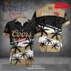 [NEW] Coors Banquet Shark Summer Yellow Design Hawaiian Shirt and Short