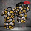 [NEW] Miller Lite Tropical Coconut Tree Classic Design Hawaiian Shirt and Short