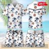 [NEW] Miller Lite Tropical Leaf Black Design Hawaiian Shirt and Short