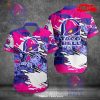 [NEW] Summer Waves Budweiser Cheering Pink Design Hawaiian Shirt and Short
