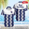 [NEW] Pabst Blue Ribbon Hot Dark Blue Luxury Design Hawaiian Shirt and Short