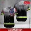 [NEW] Personalized Name American Flag Heavy Equipment Workwear Blue Design For Summer Hawaiian Shirt and Short