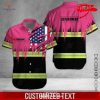 [NEW] Personalized Name American Flag Heavy Equipment Workwear Orange Design For Summer Hawaiian Shirt and Short