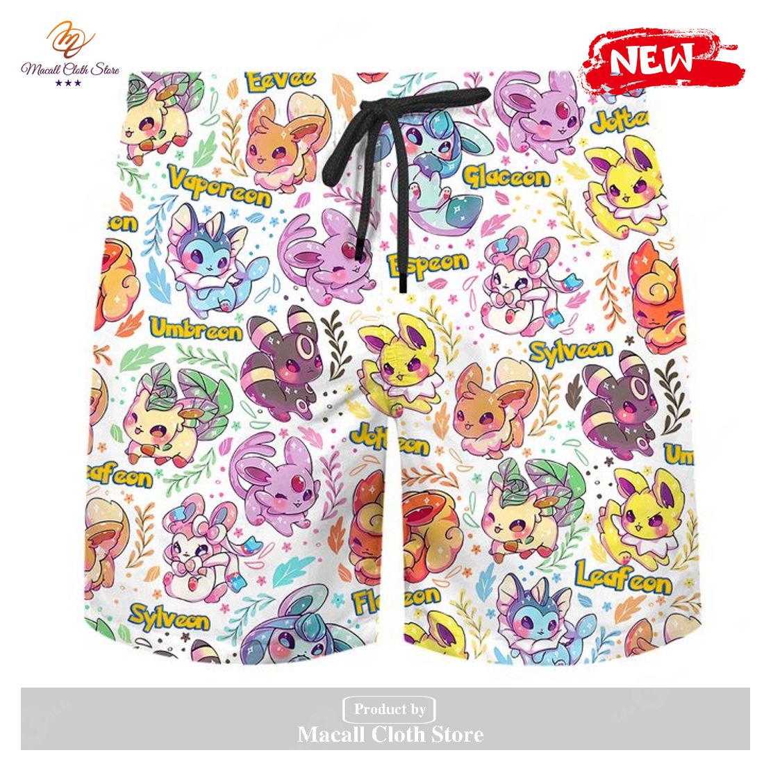 Eevee Evolution Cute Pattern For Enjoy Summer Funny Hawaiian Shirt - Bring  Your Ideas, Thoughts And Imaginations Into Reality Today