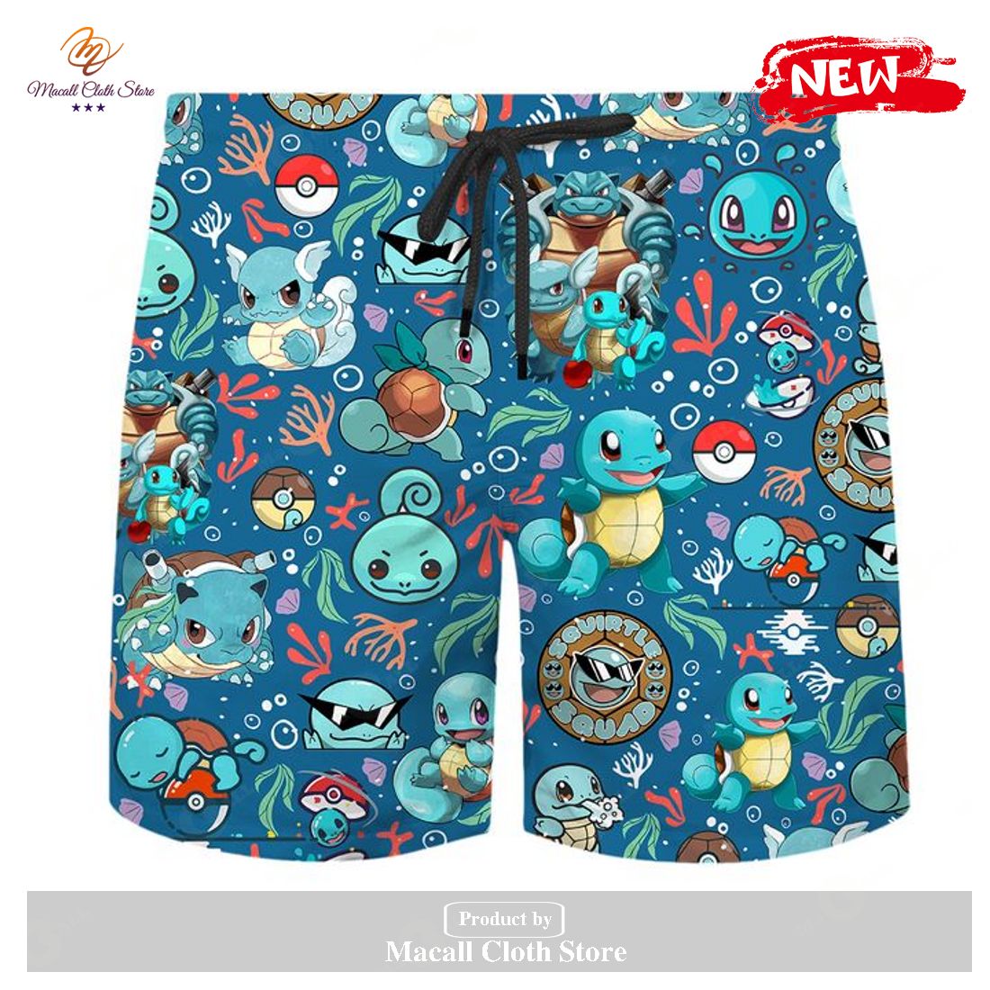 [NEW] Squirtle Pattern For Enjoy Summer Hawaiian Shirt and Short