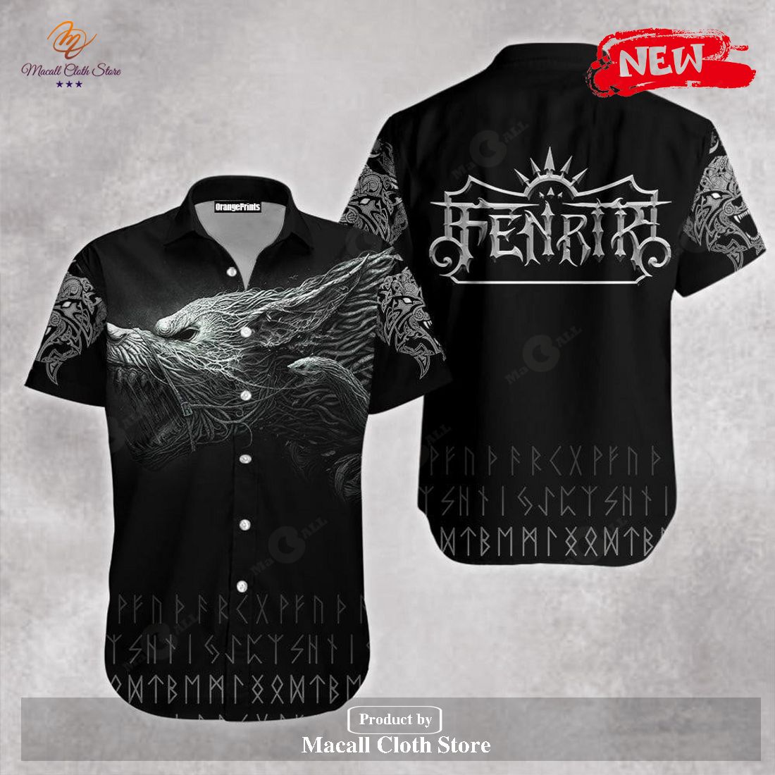 [NEW] Viking Fenrir For Summer Hawaiian Shirt and Short