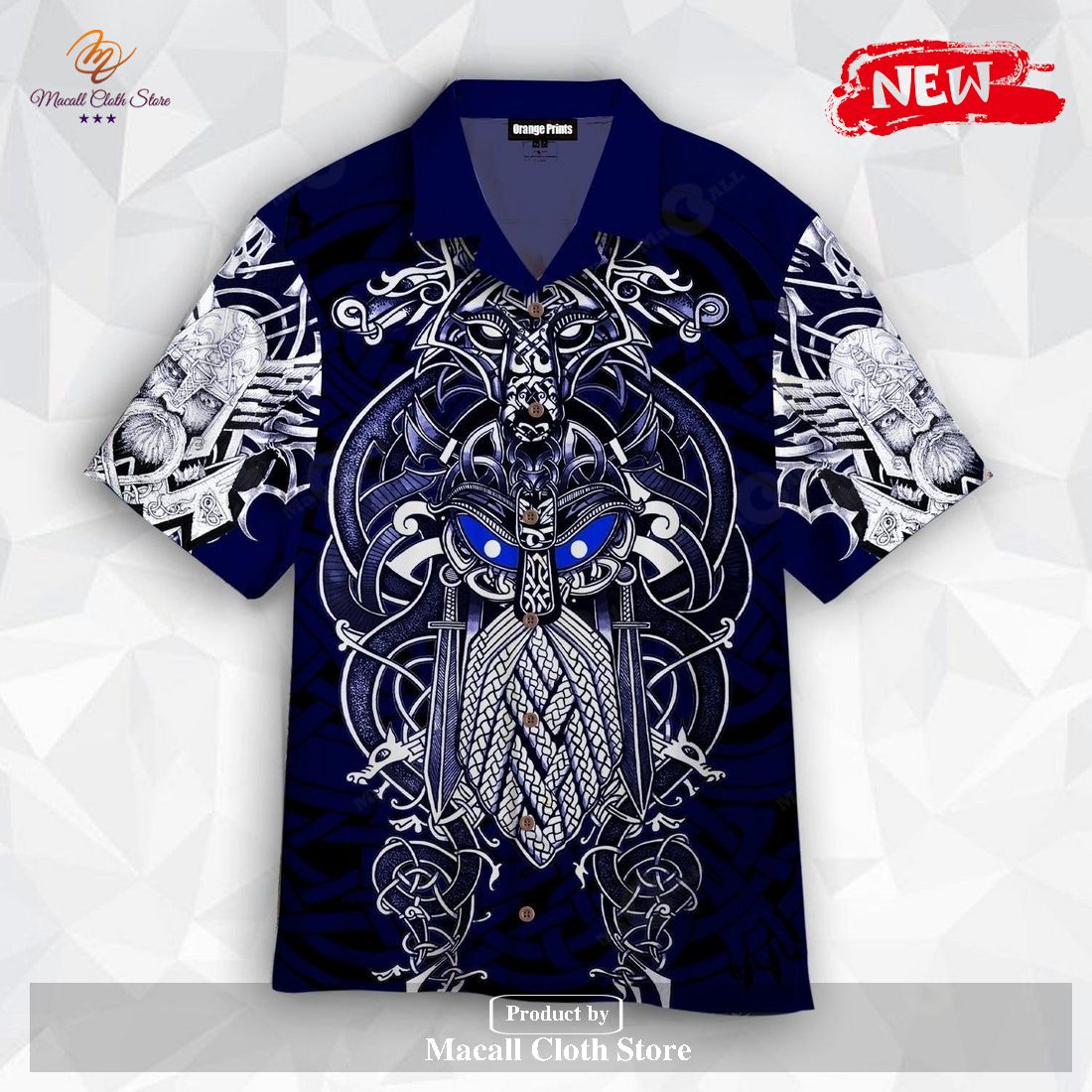[NEW] Viking Odin Tattoo Enjoy This Summer Hawaiian Shirt and Short