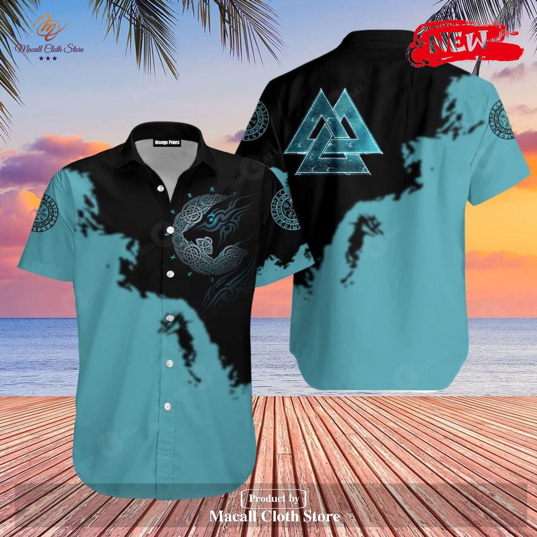 [NEW] Vikings Mix Color Style For Summer Hawaiian Shirt and Short