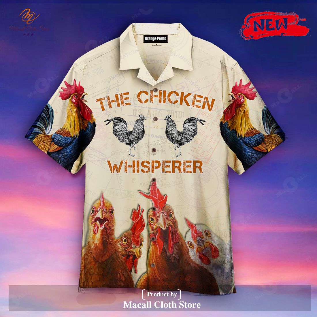 [NEW] Vintage Chicken Hawaiian Shirt and Short