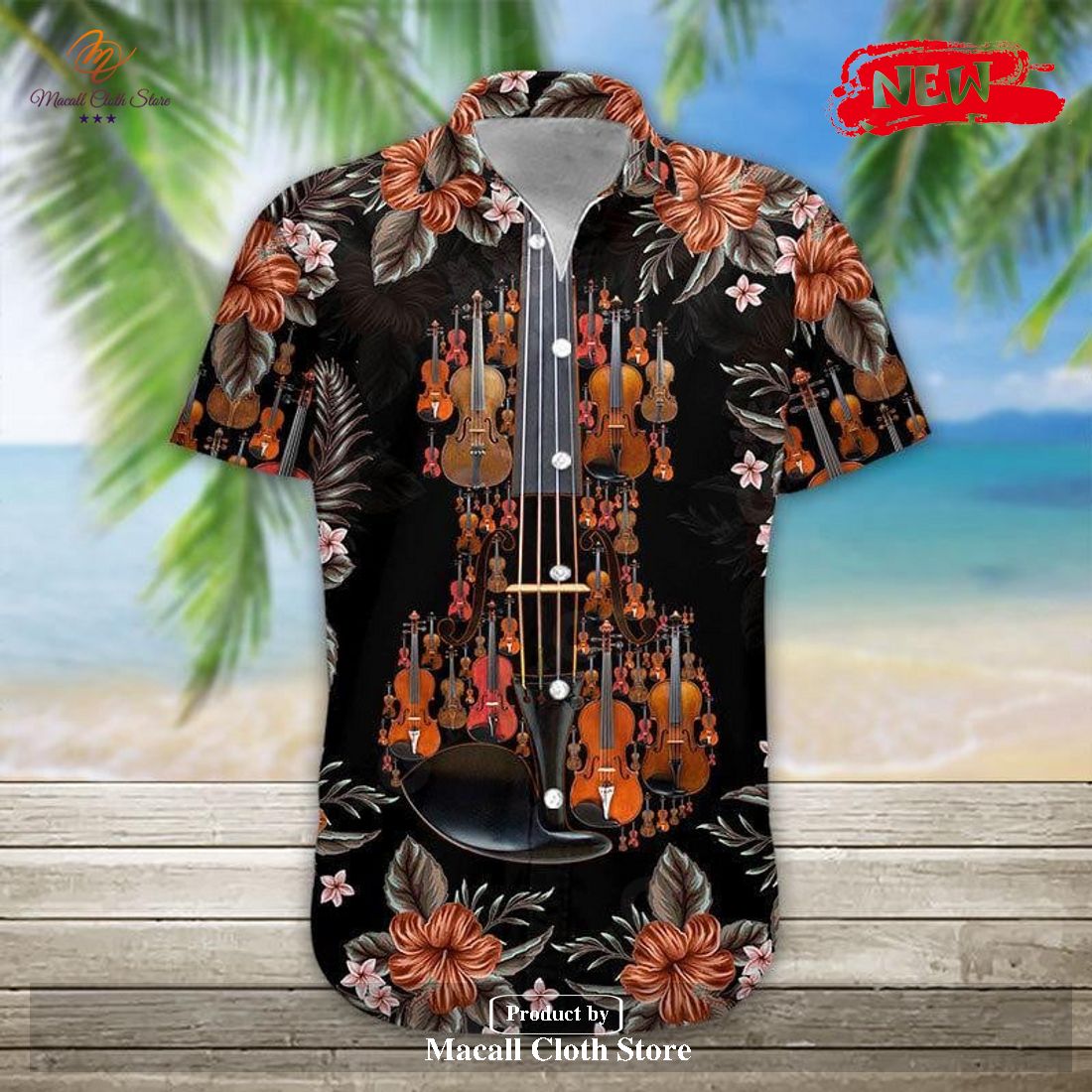 [NEW] Violin Luxury Design For Summer Hawaiian Shirt and Short