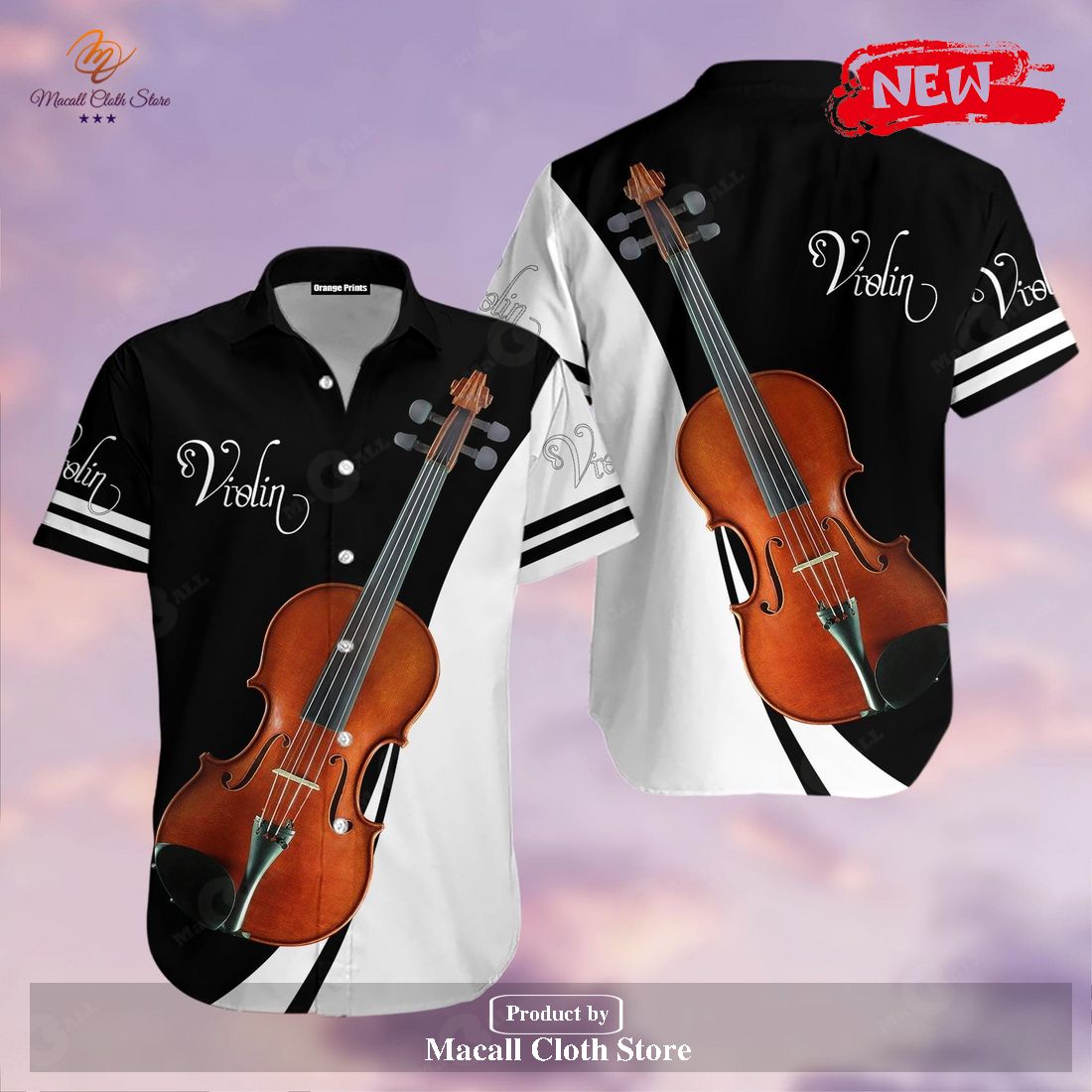[NEW] Violin Music For Summer Hawaiian Shirt and Short