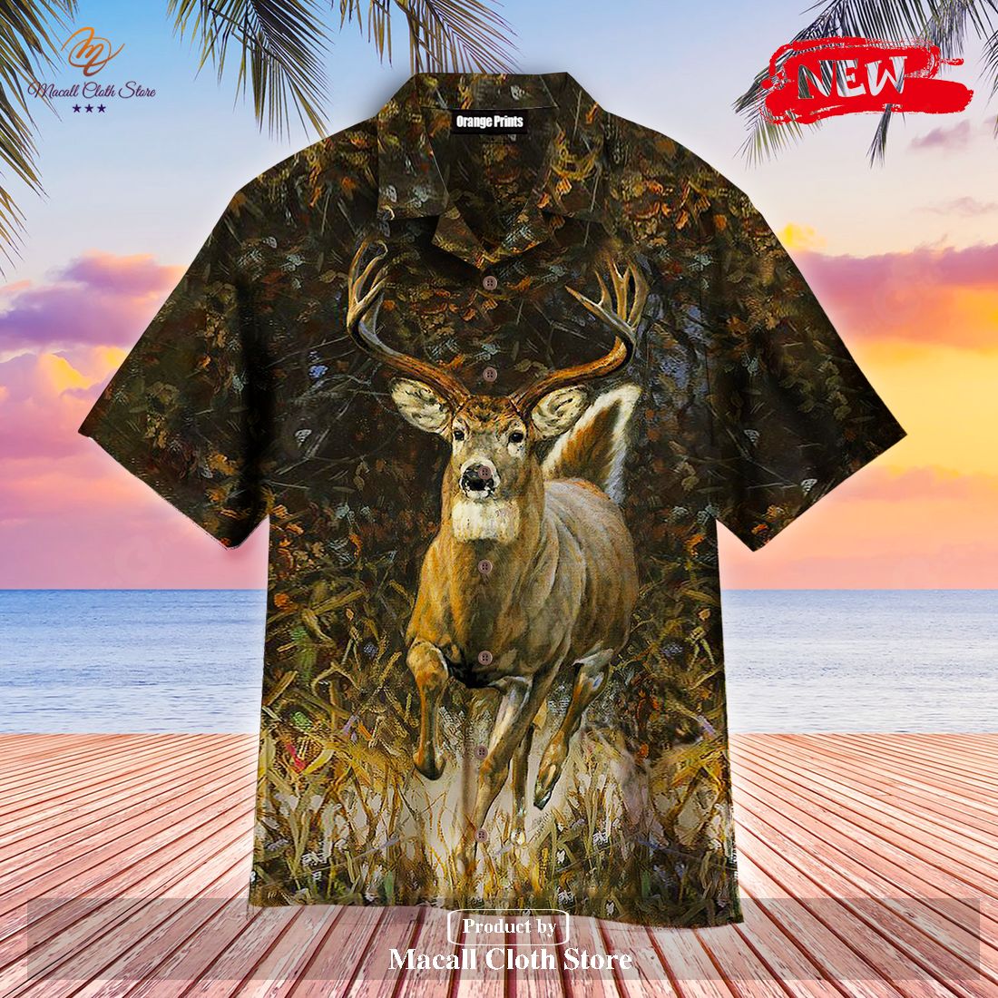 [NEW] White Tailed Deer Hunting For Summer Hawaiian Shirt and Short ...