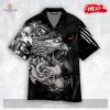 [NEW] Wolf Spirit Tattoo Grey Design For Summer Hawaiian Shirt and Short
