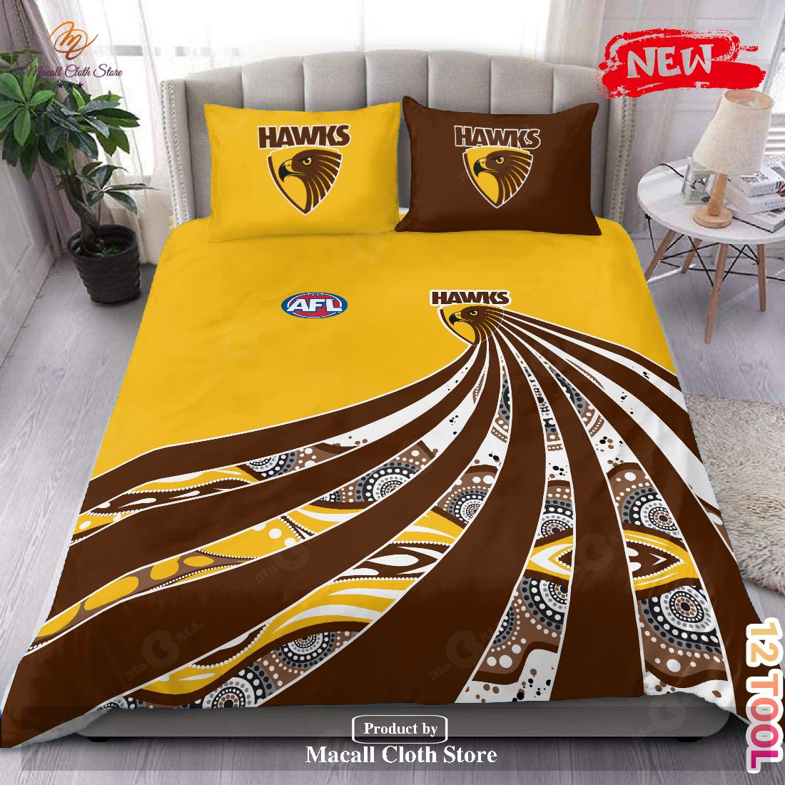 NBA Atlanta Hawks Luxury Mix Color Design Bedding Sets Bedroom Sets NBA Atlanta Hawks Luxury Mix Color Design Bedding Sets Bedroom Sets