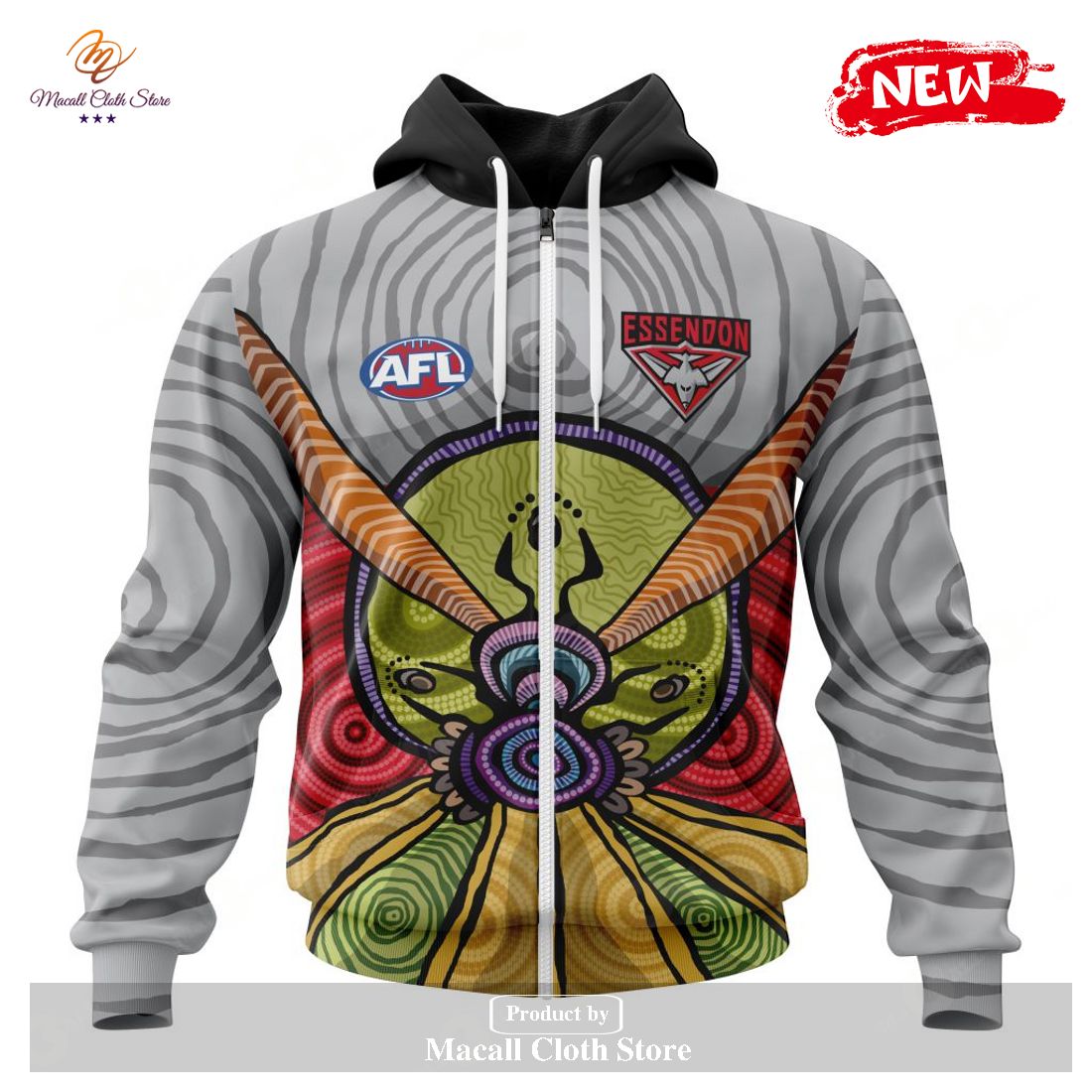 Personalized AFL Essendon Football Club – Specialized Design Wih ArtWork For Australia Day Hoodie Sweatshirt 3D