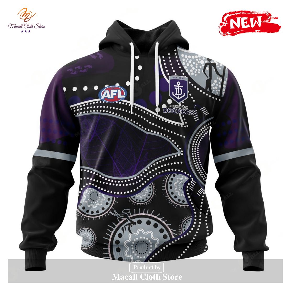 Personalized AFL Fremantle Dockers – Specialized Indigenous Concepts Hoodie Sweatshirt 3D