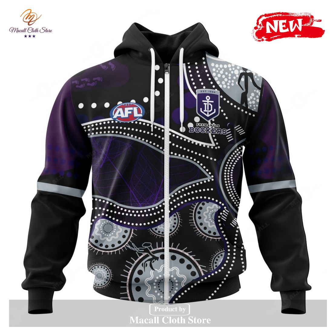 Personalized AFL Fremantle Dockers – Specialized Indigenous Concepts Hoodie Sweatshirt 3D