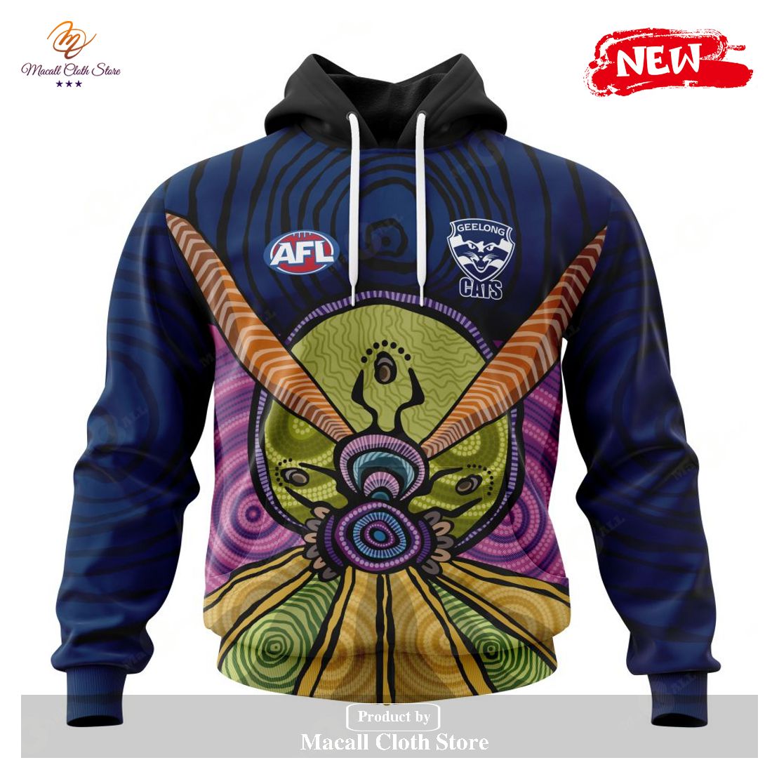Personalized AFL Geelong Football Club – Specialized Design Wih ArtWork For Australia Day Hoodie Sweatshirt 3D