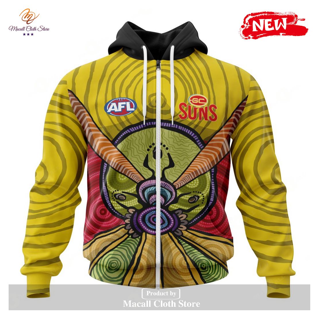 Personalized AFL Gold Coast Football Club – Specialized Design Wih ArtWork For Australia Day Hoodie Sweatshirt 3D