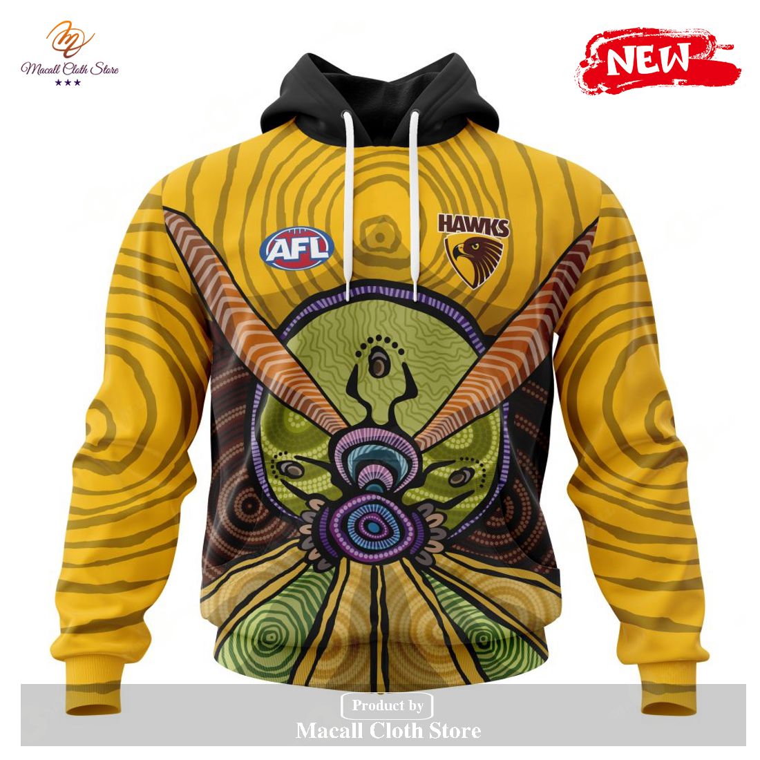 Personalized AFL Hawthorn Football Club – Specialized Design Wih ArtWork For Australia Day Hoodie Sweatshirt 3D