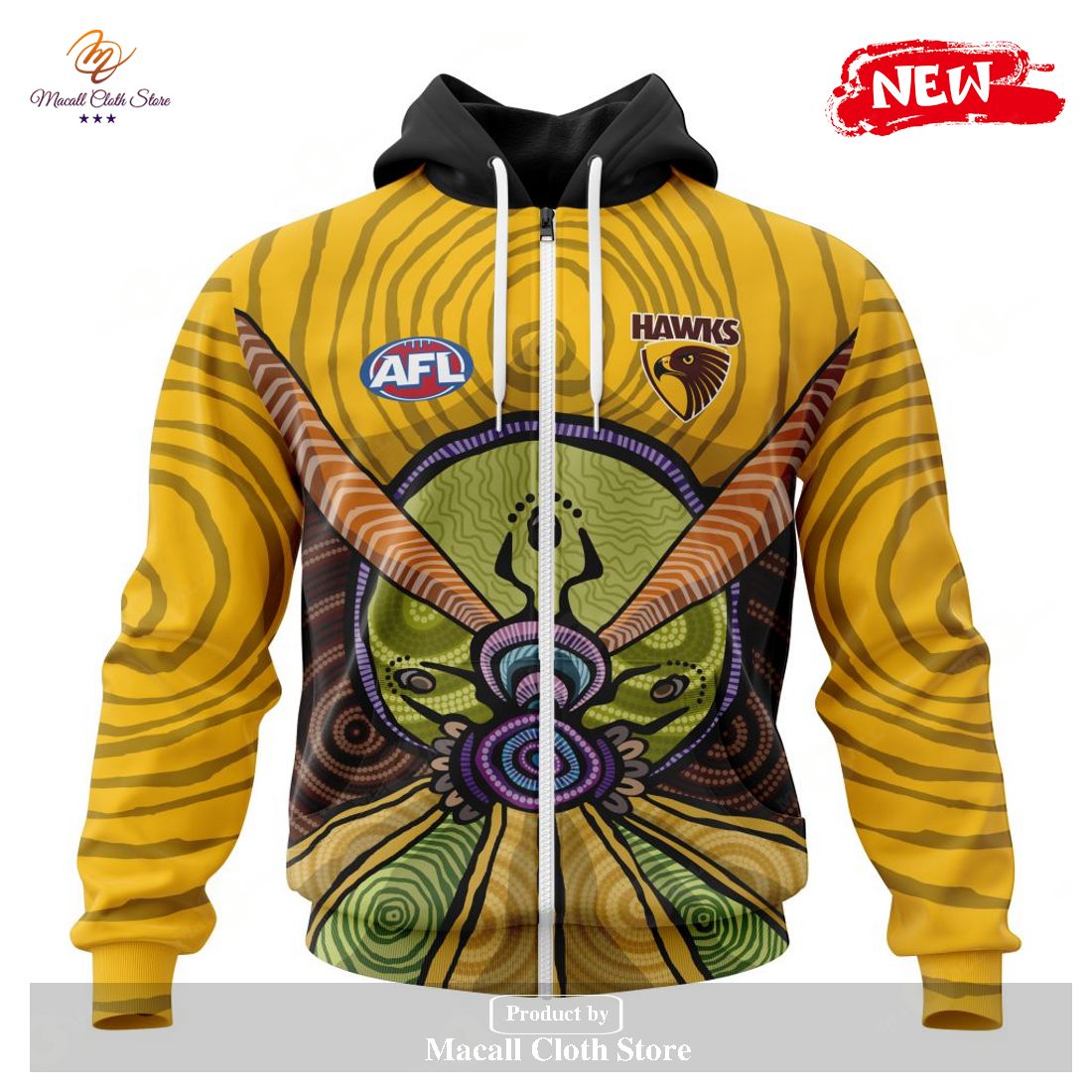 Personalized AFL Hawthorn Football Club – Specialized Design Wih ArtWork For Australia Day Hoodie Sweatshirt 3D