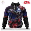 Personalized AFL Melbourne Football Club Polynesian Concept Kits Hoodie Sweatshirt 3D
