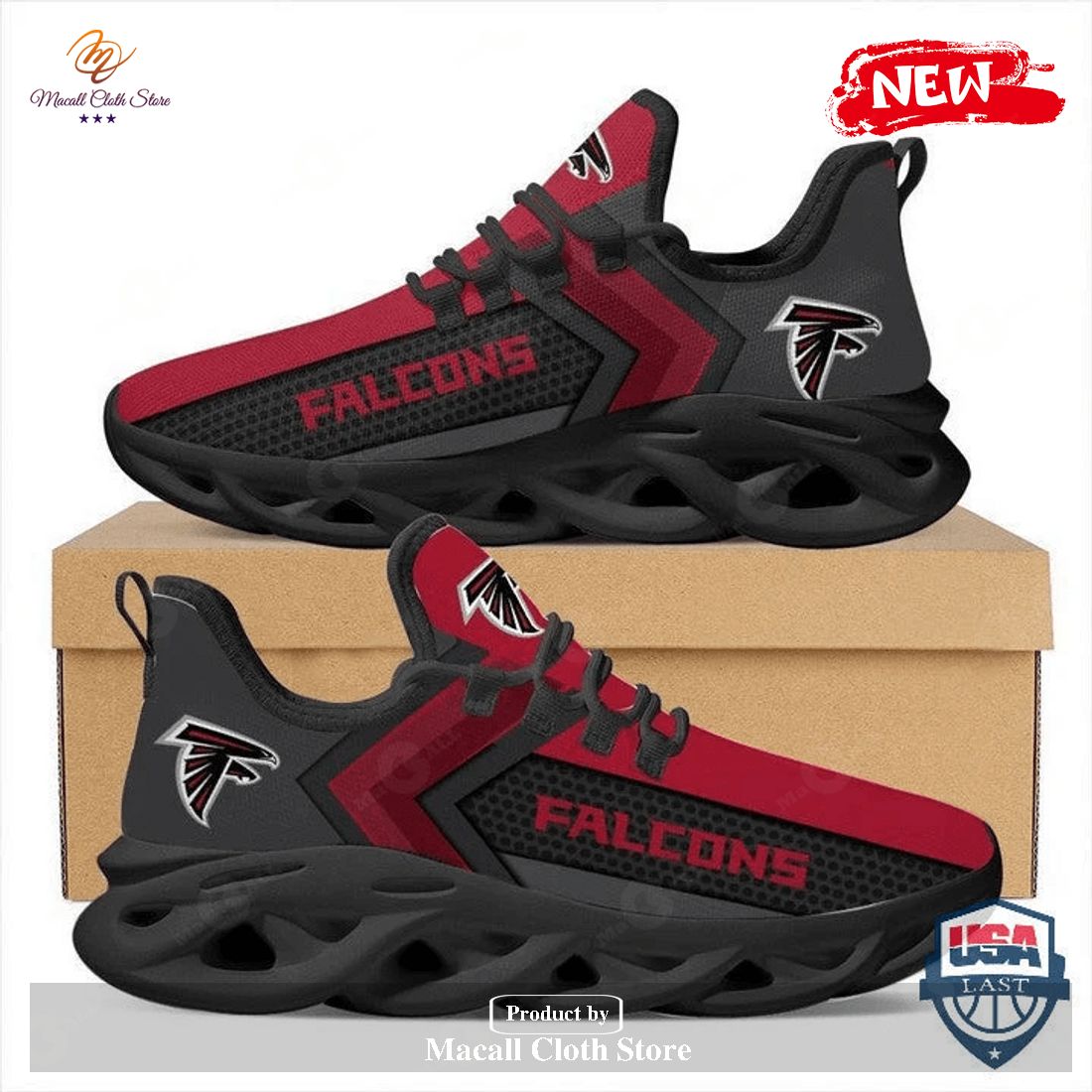 Atlanta Falcons For Fan This Season Max Soul Sneaker Shoes Atlanta Falcons For Fan This Season Max Soul Sneaker Shoes