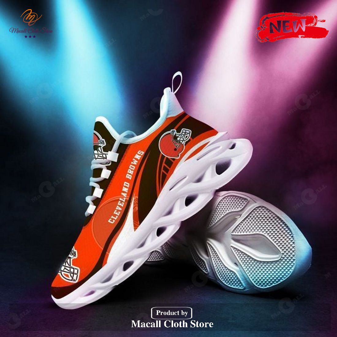 Cleveland Browns Sports Shoes Shoes For Men And Women Max Soul Sneaker Shoes